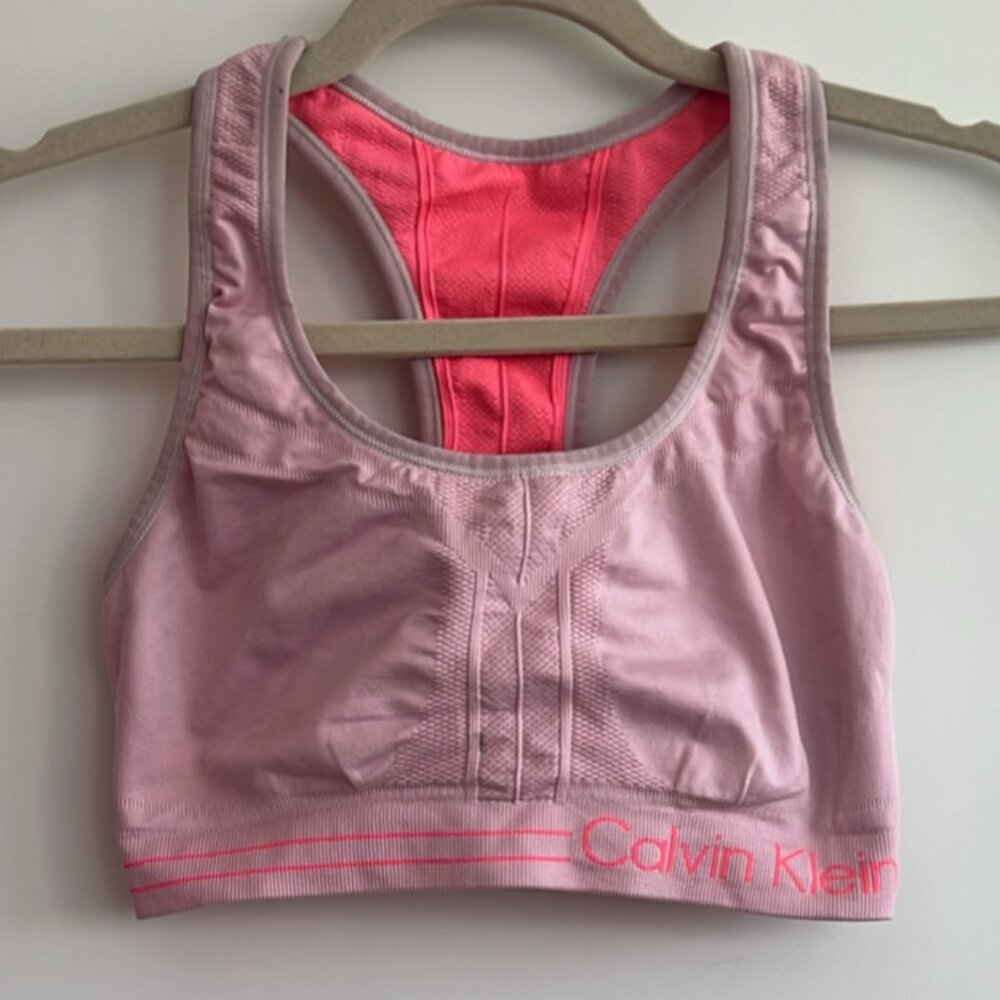 Calvin Klein Sports Bra Pink, Size M